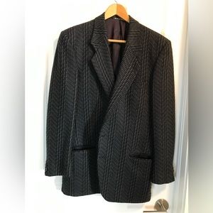 Giorgio Armani Blazer Black and Gray